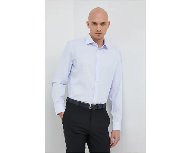 Seidensticker camasa din bumbac barbati, cu guler clasic, slim