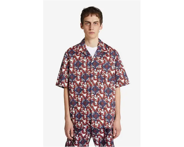 Wood Wood camasa din bumbac Ohan Chateau barbati, culoarea rosu, regular 12225313.1612-REDAOP