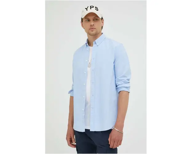 Samsoe Samsoe camasa din bumbac barbati, cu guler button-down, regular