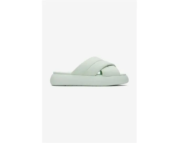 Toms papuci Toms Alpargata Mallo Crossover 10019705 MINT femei, culoarea turcoaz, cu platforma