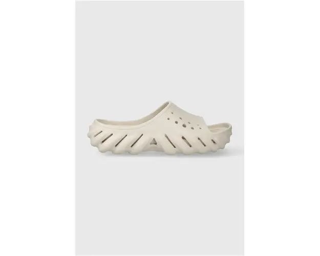 Crocs papuci Echo Slide culoarea bej 208170