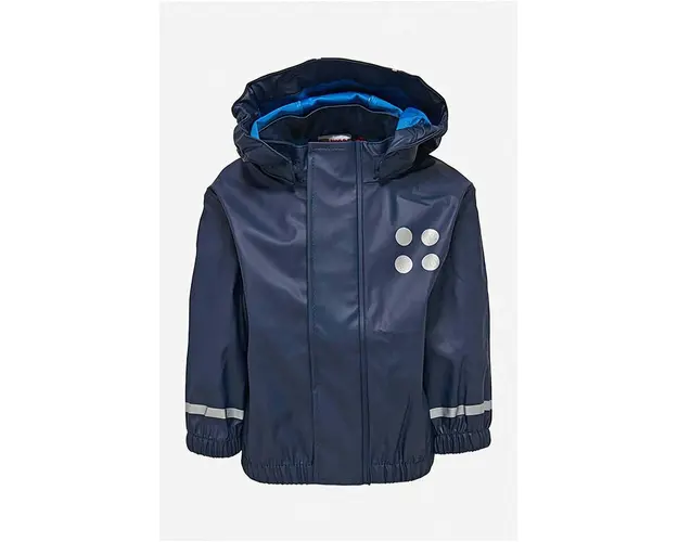 Lego geaca de ploaie copii culoarea albastru marin, Kurtka Lego Justice 101 Rain Jacket 19448 556