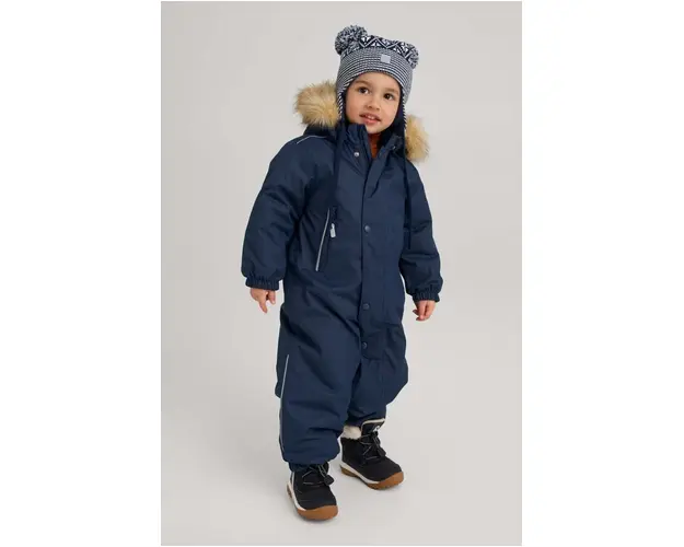 Reima combinezon bebe Gotland culoarea albastru marin