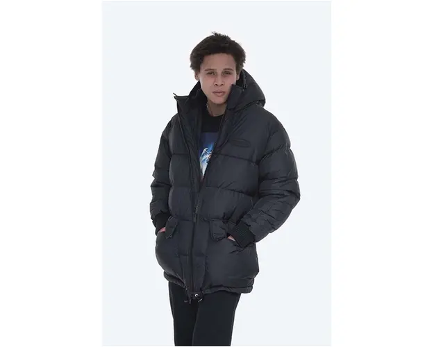 Iceberg geaca barbati, culoarea negru, de iarna