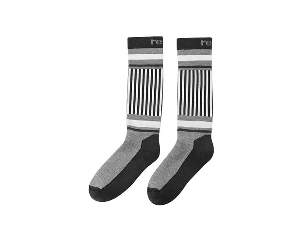 Reima sosete din lana pentru copii Frotee culoarea gri, 5300048C