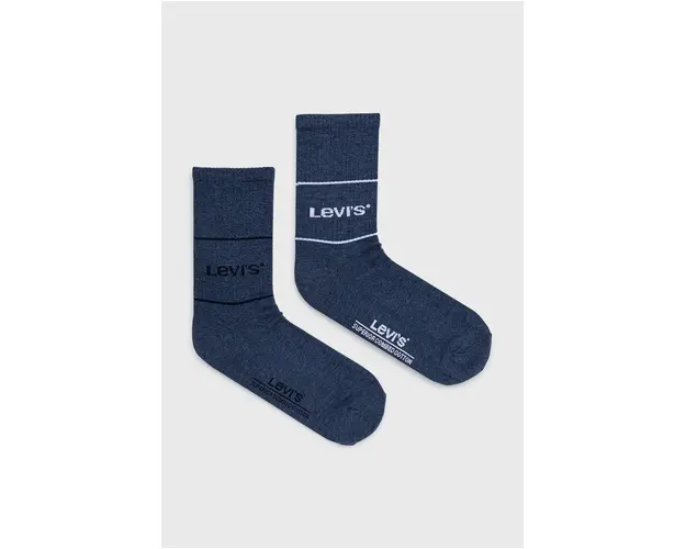 Levi's sosete (2-pack) barbati, culoarea albastru marin