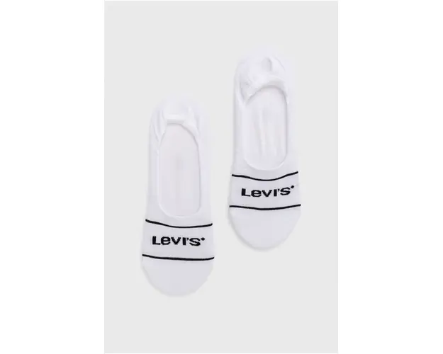 Levi's sosete (2-pack) barbati, culoarea alb 37157.0738-white