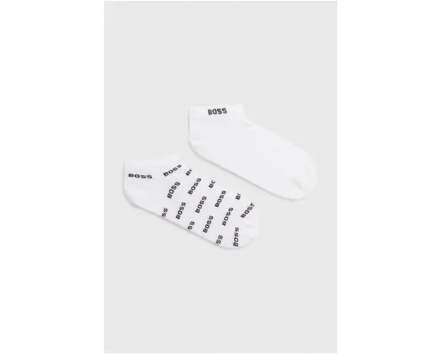 BOSS sosete 2-pack barbati, culoarea alb, 50511423