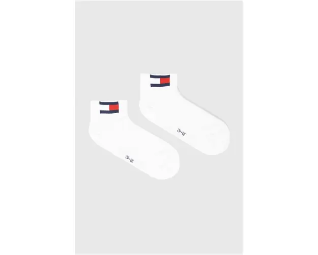 Tommy Jeans sosete 2-pack culoarea alb