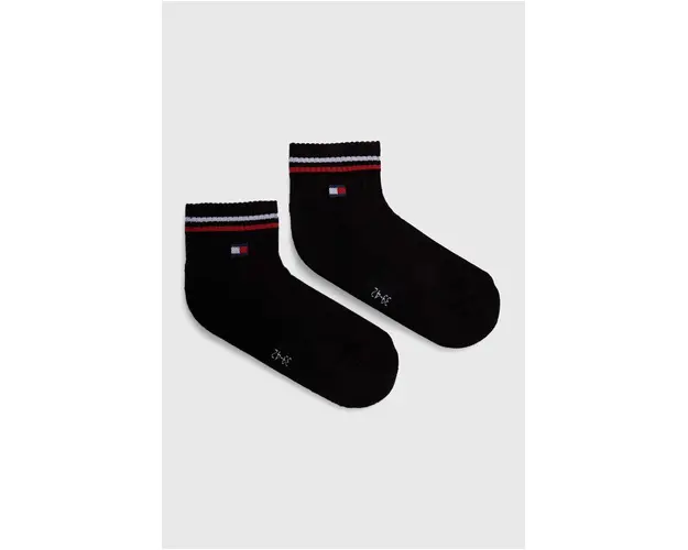 Tommy Jeans sosete 2-pack culoarea negru