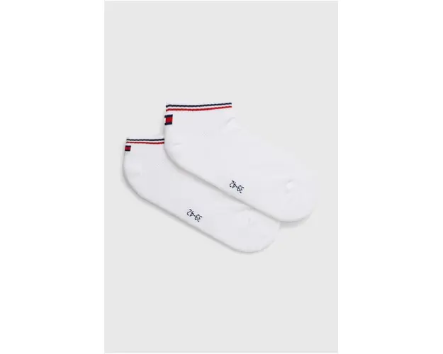 Tommy Jeans sosete 2-pack culoarea alb