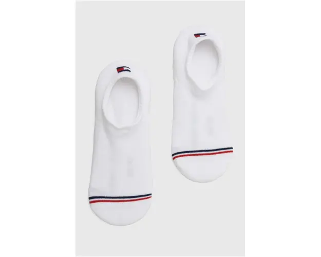 Tommy Jeans sosete 2-pack culoarea alb, 701228179