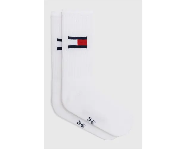 Tommy Jeans sosete 2-pack culoarea alb