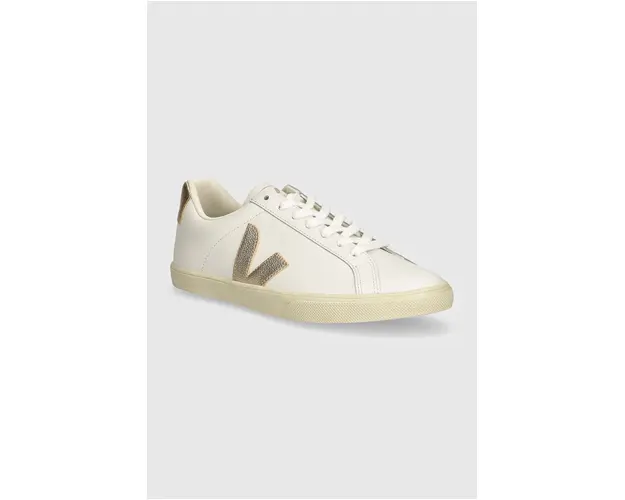 Veja sneakers din piele Leather Esplar Logo culoarea alb, EO022490 EO022490-WHITE