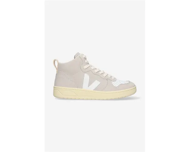 Veja sneakers din piele V-15 culoarea: bej VQ132815