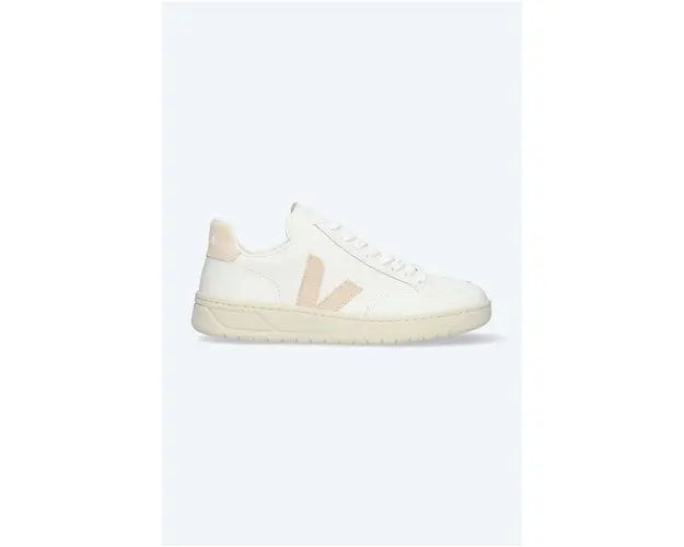 Veja sneakers din piele Leather V-12 culoarea alb XD0202335A