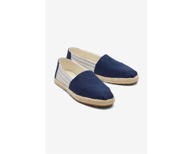 Toms espadrile Alpargata Rope culoarea albastru marin