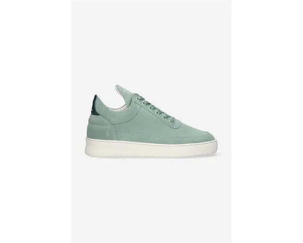 Filling Pieces sneakers din piele intoarsa Low top Suede culoarea verde, 10122792080