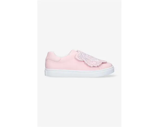Kenzo Kids tenisi din piele copii K59039 culoarea roz