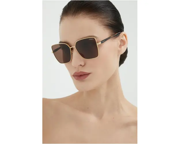 VOGUE ochelari de soare femei, culoarea maro