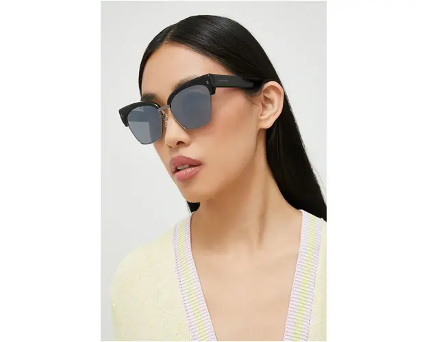 DSQUARED2 ochelari de soare femei, culoarea negru