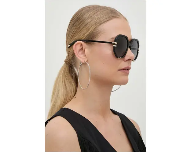Chloé ochelari de soare femei, culoarea negru
