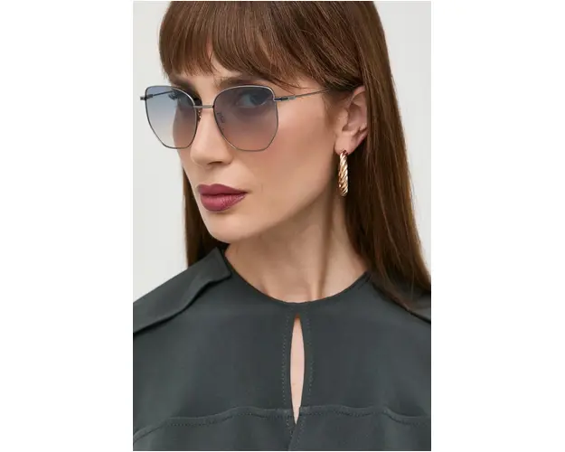 MCQ ochelari de soare femei, culoarea albastru marin