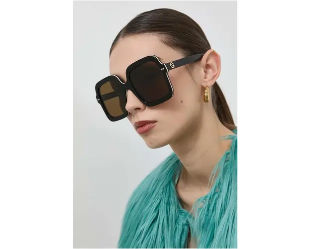 Gucci ochelari de soare GG1241S femei, culoarea negru