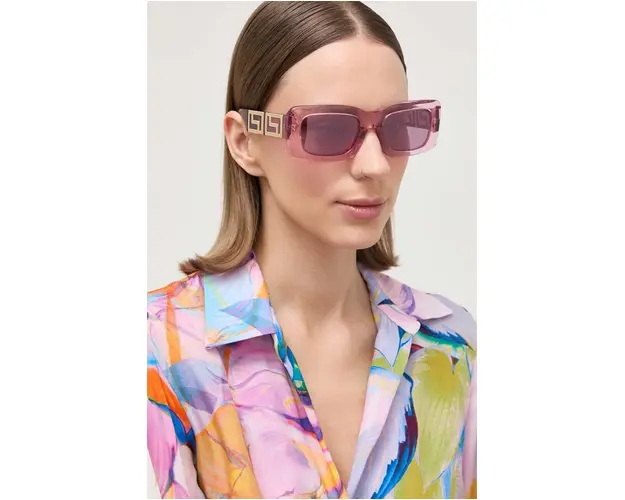 Versace ochelari de soare femei, culoarea roz