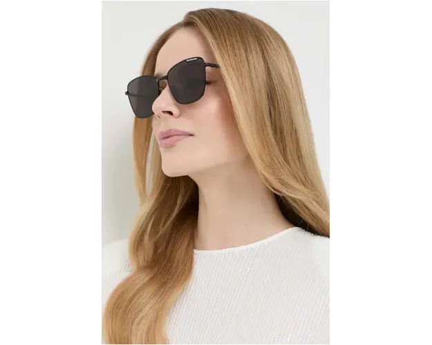 Balenciaga ochelari de soare femei, culoarea negru
