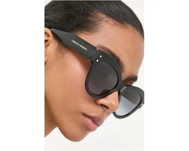 Carolina Herrera ochelari de soare femei, culoarea negru