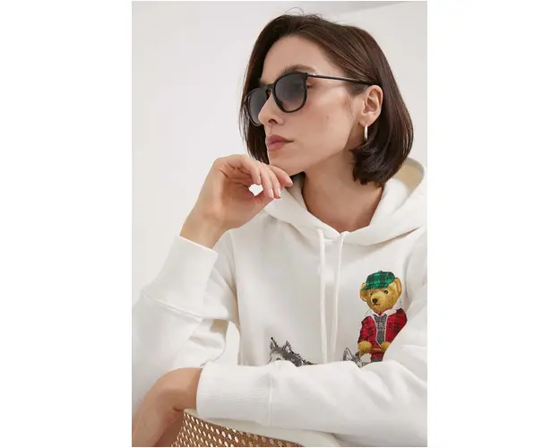 Ray-Ban ochelari de soare femei, culoarea gri