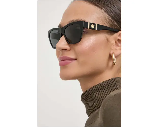 Versace ochelari de soare femei, culoarea gri