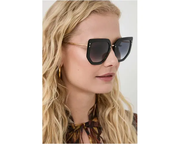 Isabel Marant ochelari de soare femei, culoarea negru