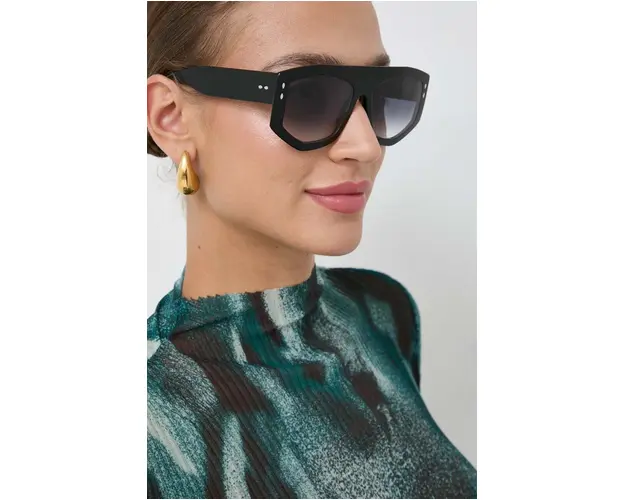 Isabel Marant ochelari de soare femei, culoarea negru