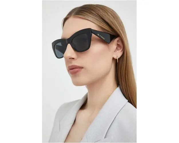Etro ochelari de soare femei, culoarea negru