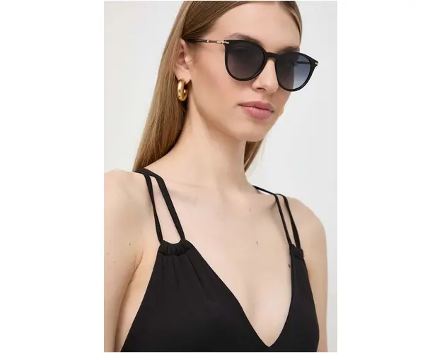 Carolina Herrera ochelari de soare femei, culoarea negru