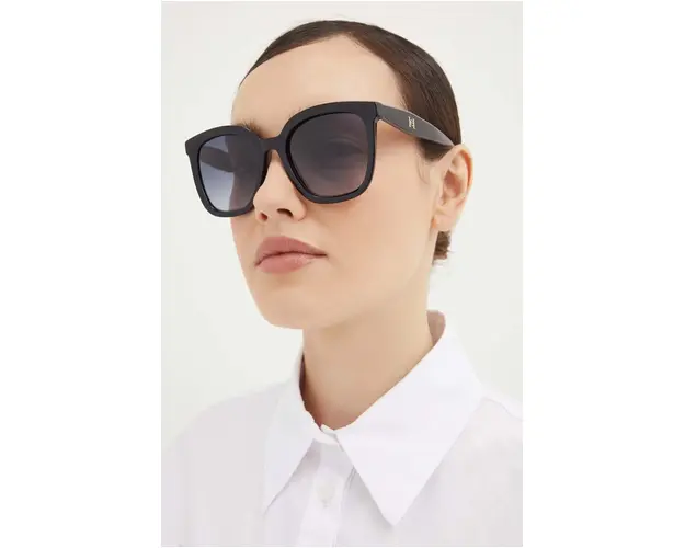 Carolina Herrera ochelari de soare femei, culoarea negru, HER 0225 G S