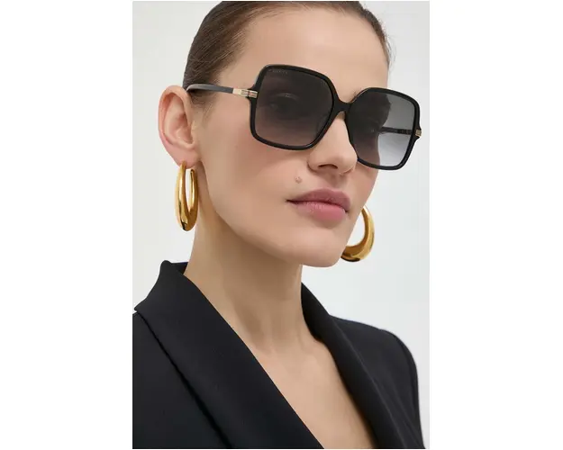 Gucci ochelari de soare femei, culoarea negru