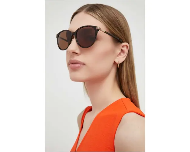 Gucci ochelari de soare femei, culoarea maro