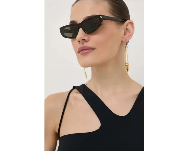 Saint Laurent ochelari de soare femei, culoarea maro