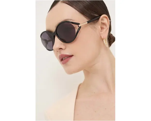 Tom Ford ochelari de soare femei, culoarea negru, FT1090_5901A