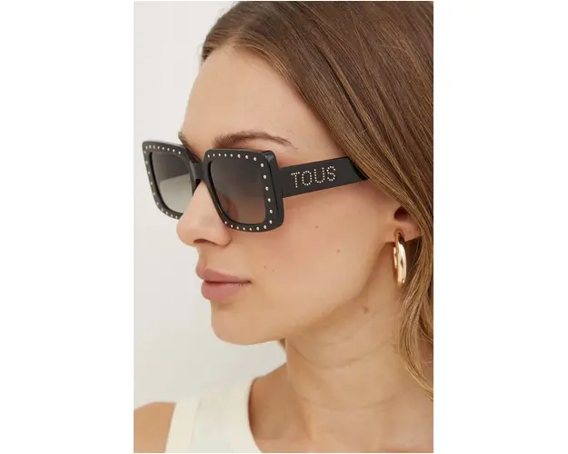 Tous ochelari de soare femei, culoarea negru, STOB80S_520700