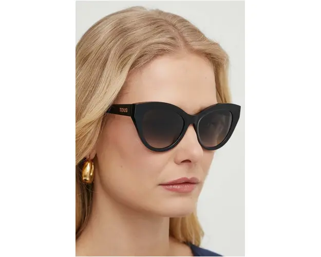 Tous ochelari de soare femei, culoarea negru, STOB86_540700