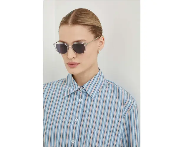AllSaints ochelari de soare femei, culoarea transparent