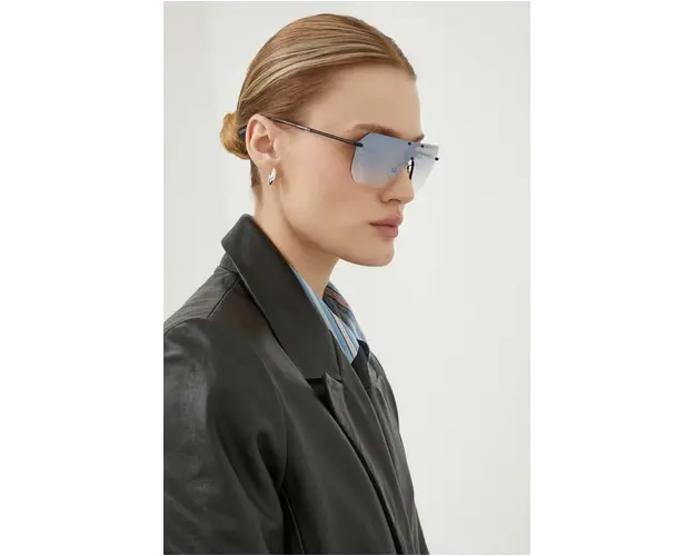AllSaints ochelari de soare femei, culoarea negru