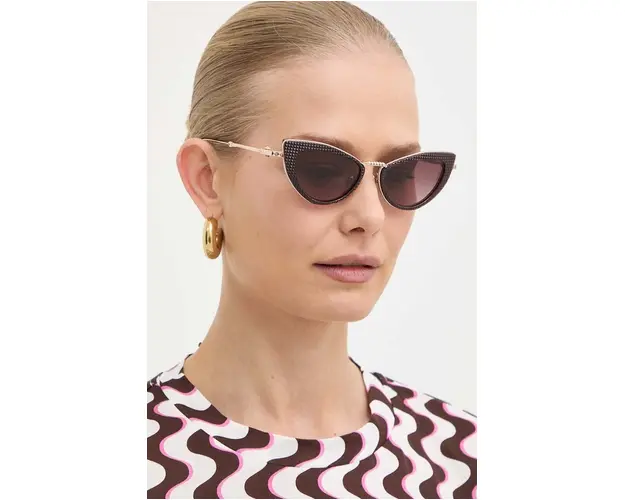 Valentino ochelari de soare VIII femei, culoarea maro, VLS-102C