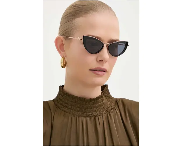Valentino ochelari de soare VIII femei, culoarea negru, VLS-102A