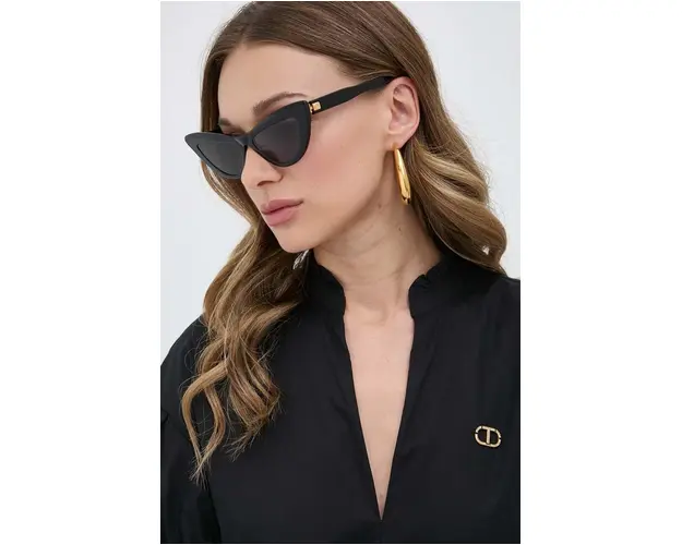 Balmain ochelari de soare JOLIE femei, culoarea negru BPS.135A