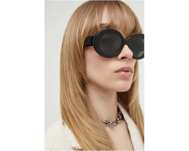Dolce & Gabbana ochelari de soare femei, culoarea negru, 0DG4448